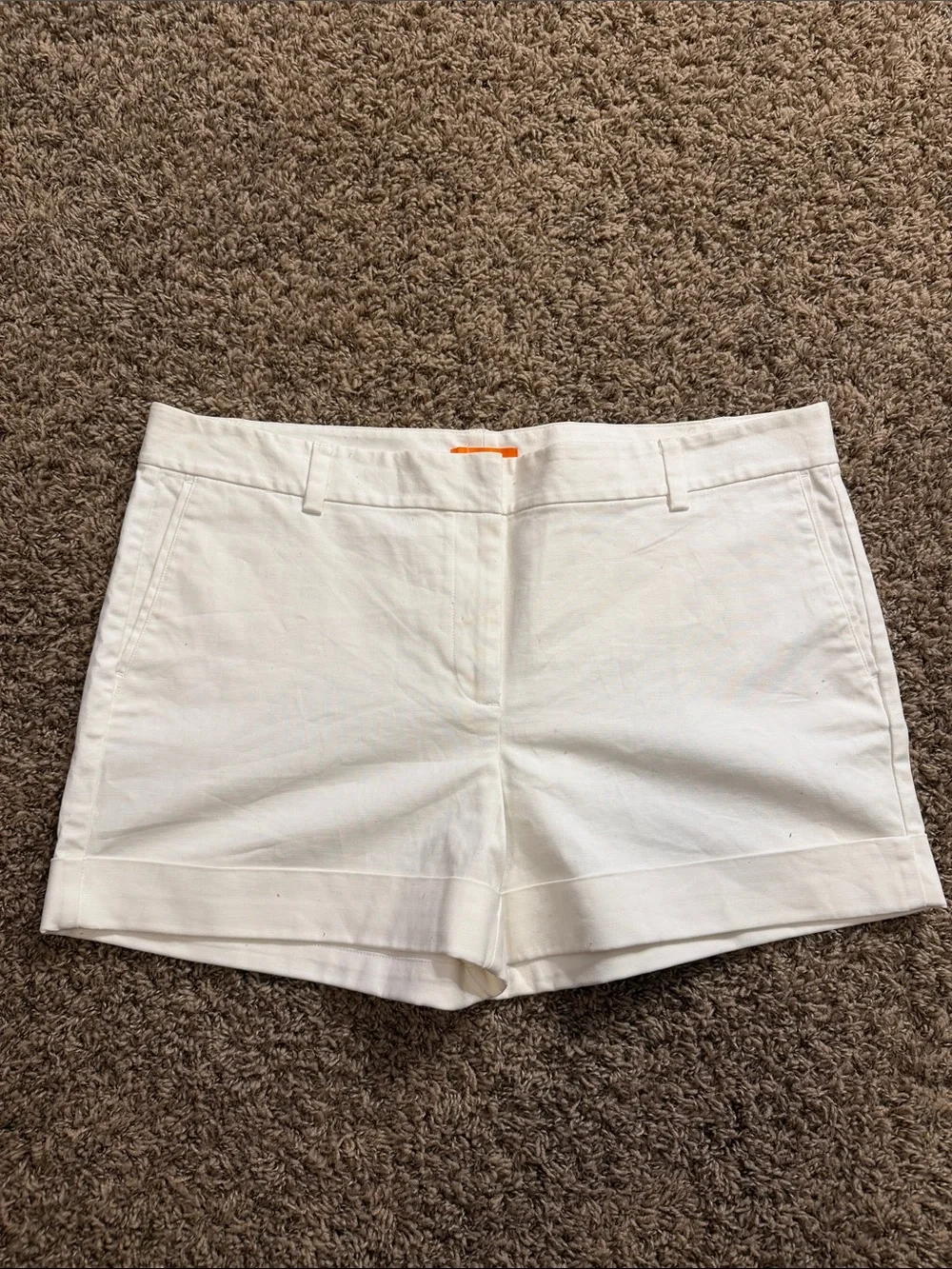 Joe Fresh White Cuffed Bermuda Shorts